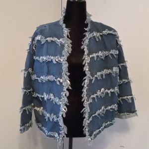 Handmade Women's Jean Jacket.
